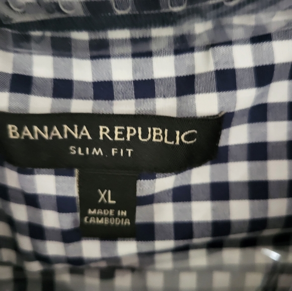 NWT Banana Republic men's button down shirt, men's XL #2363 - Picture 5 of 5